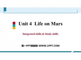 《Life on Mars》Integrated skills&Study skills PPT��}�n件