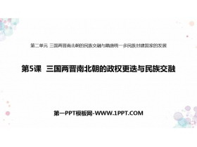 《三国两晋南北朝的政权更迭与民族交融》PPT优质课件