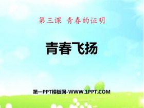 《青春飞扬》PPT教学课件免费下载