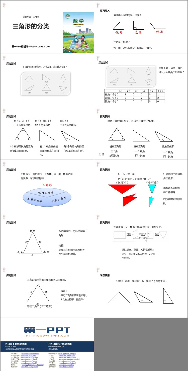 《三角形的分类》三角形PPT课件下载-预览图02