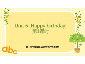 Happy birthday!PPTμ(1ʱ)