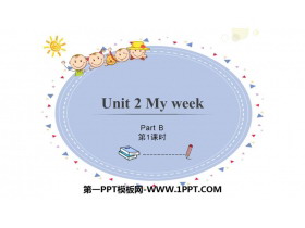 My weekPart B PPTμ(1ʱ)