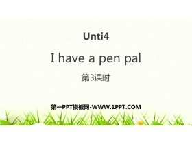 I have a pen palPPT(3ʱ)