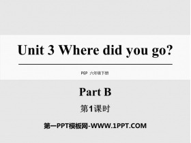 Where did you go?PartB PPTd(1nr)