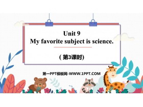 My favorite subject is sciencePPTμ(3ʱ)