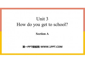 How do you get to school?SectionA PPTd