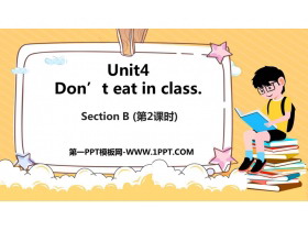 Don't eat in classSectionB PPTn(2nr)