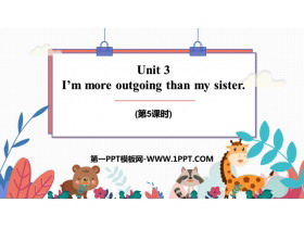 I'm more outgoing than my sisterPPTd(5nr)