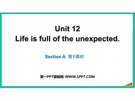 Life is full of unexpectedSectionA PPTd(1nr)