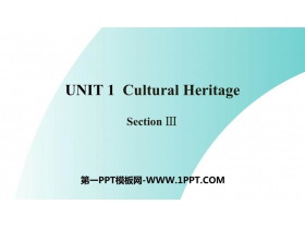 Cultural HeritageSection PPTd