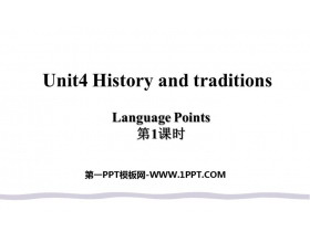 History and TraditionsLanguage Points PPTn(1nr)