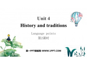 History and TraditionsLanguage Points PPTn(2nr)