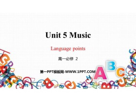 MusicLanguage points PPTμ