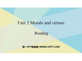 Morals and VirtuesReading PPTn