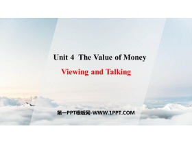 《The Value of Money》Viewing and Talking PPT�n件