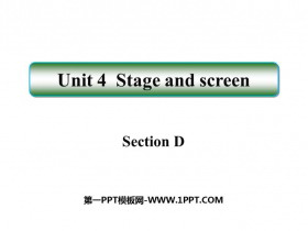 Stage and screenSectionD PPTn