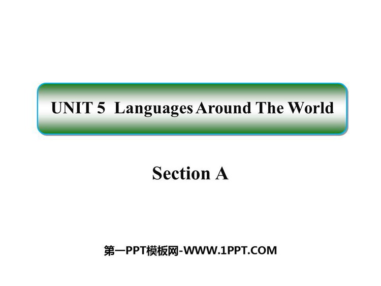 Languages Around The WorldSectionA PPTn