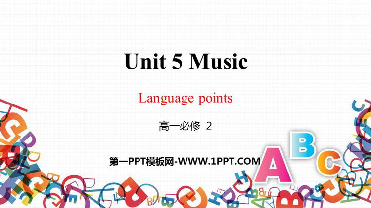 MusicLanguage points PPTn