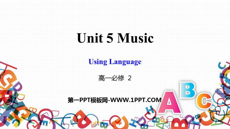 MusicUsing Language PPTn
