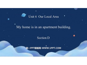 My home is in an apartment buildingSectionD PPTμ
