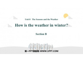 How is the weather in winter?SectionB PPTd