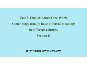 Some things usually have different meanings in different culturesSectionD PPTμ