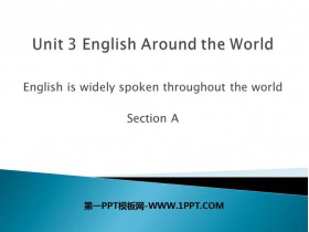 English is widely spoken throughout the worldSectionA PPTμ