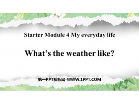 What's the weather like?PPTMd