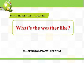 What's the weather like?PPTƷn