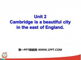 Cambridge is a beautiful city in the east of EnglandMy home town and my country PPTMd
