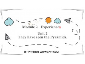 They have seen the PyramidsExperiences PPTѿμ