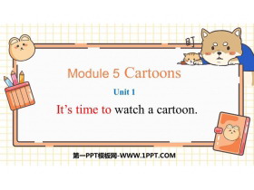It's time to watch a cartoonCartoon stories PPT|n