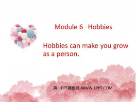 Hobbies can make you grow as a personHobbies PPTMn