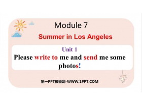 Please write to me and send me some photos!Summer in Los Angeles PPT|n