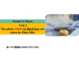 《The photo which we liked best was taken by Zhao Min》Photos PPT免�M下�d