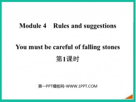 You must be careful of falling stonesRules and suggestions PPTμ(1ʱ)