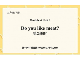 Do you like meat?PPTn(2nr)