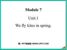 We fly kites in springPPTѿμ