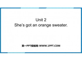 She's got an orange sweaterPPTʿμ