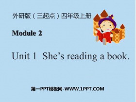 She's reading a bookPPTMd