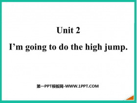《I'm going to do the high jump》PPT免�M�n件