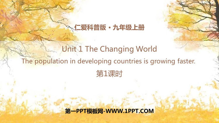 《The population in developing countries is growing faster》SectionC MP3音频课件-预览图01