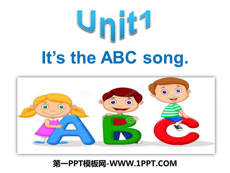 《It's the ABC song》PPT免费下载-预览图01
