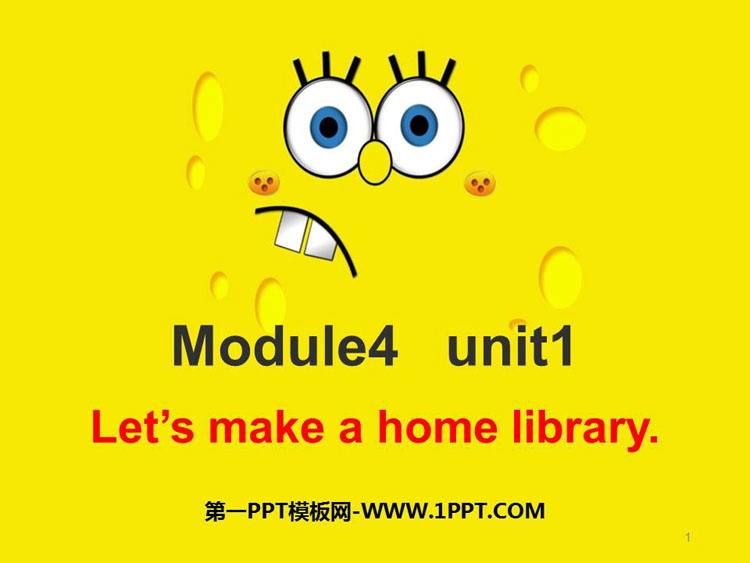 Let\s make a home libraryPPTn
