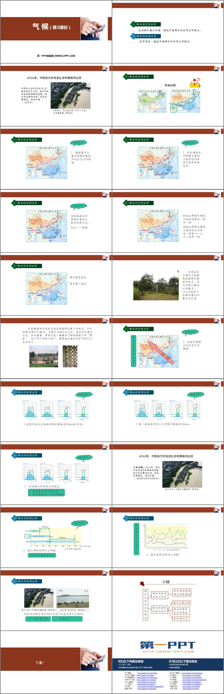 《气候》中国的自然环境PPT下载(第3课时)