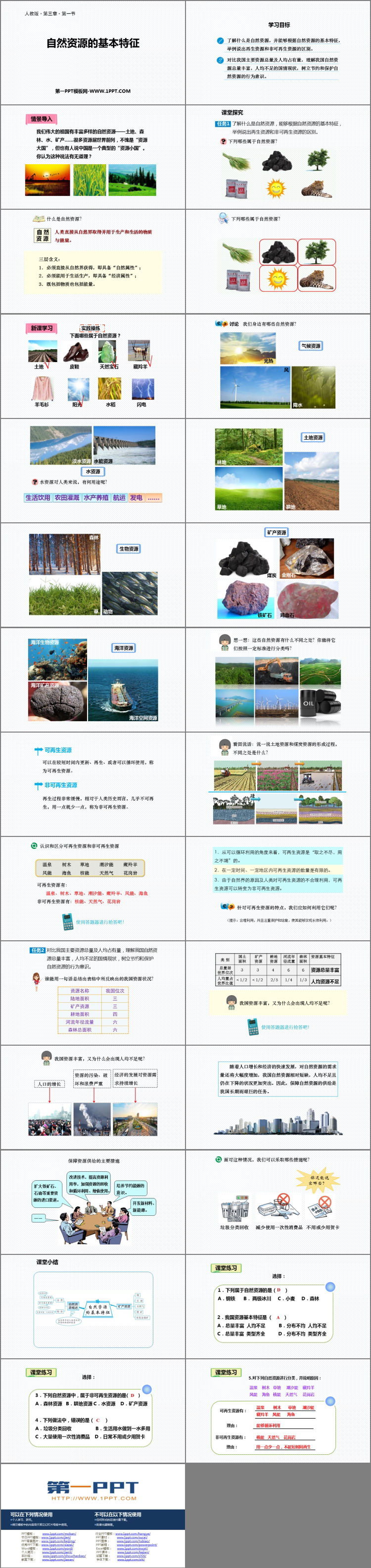 《自然资源的基本特征》中国的自然资源PPT教学课件-预览图02