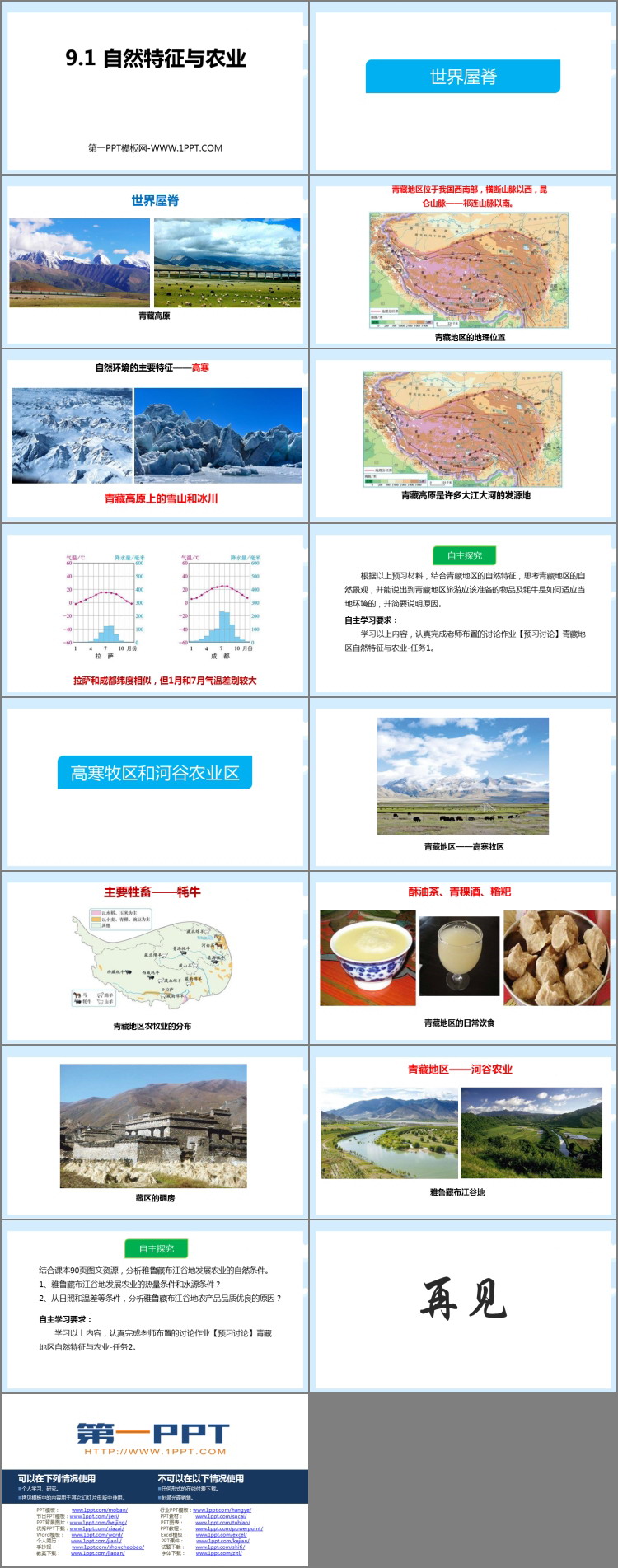 《自然特征与农业》青藏地区PPT教学课件-预览图02