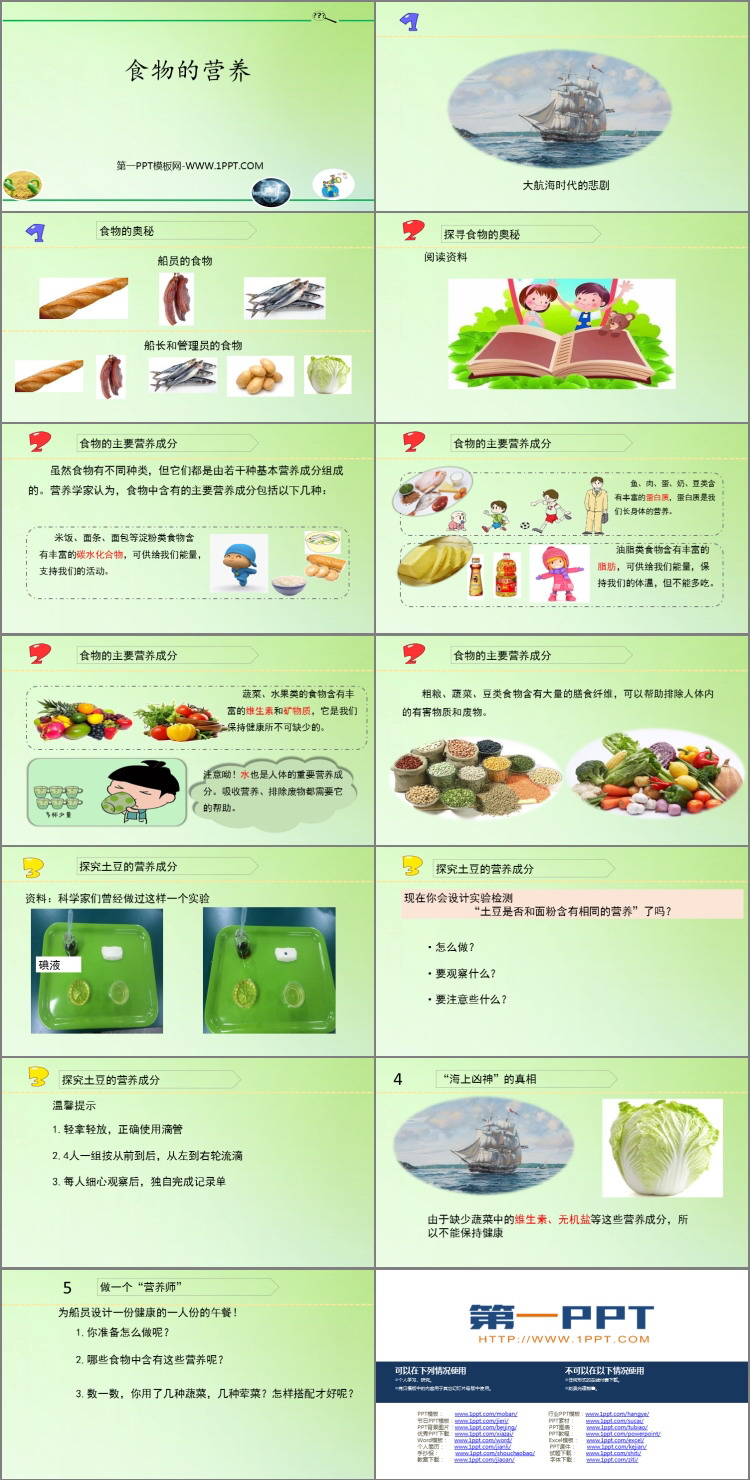 《食物的营养》PPT课件-预览图02