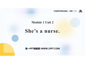 《She's a nurse》PPT�n件下�d