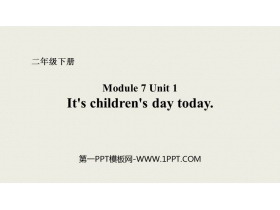 It's Children's Day todayPPTμ